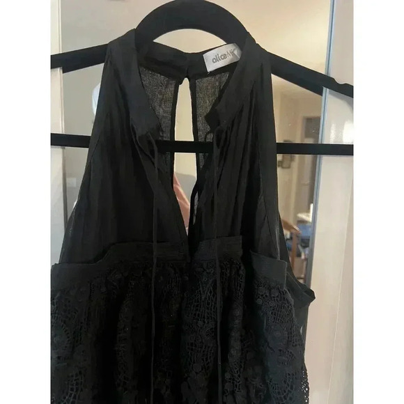 122 Alice McCall Better Be Good To Me Playsuit in Black Romper Size 8 - Picture 5 of 9